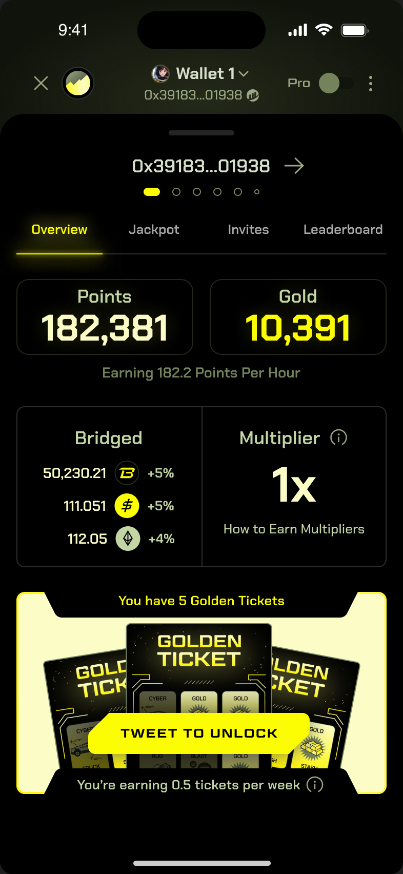 Blast mobile dashboard