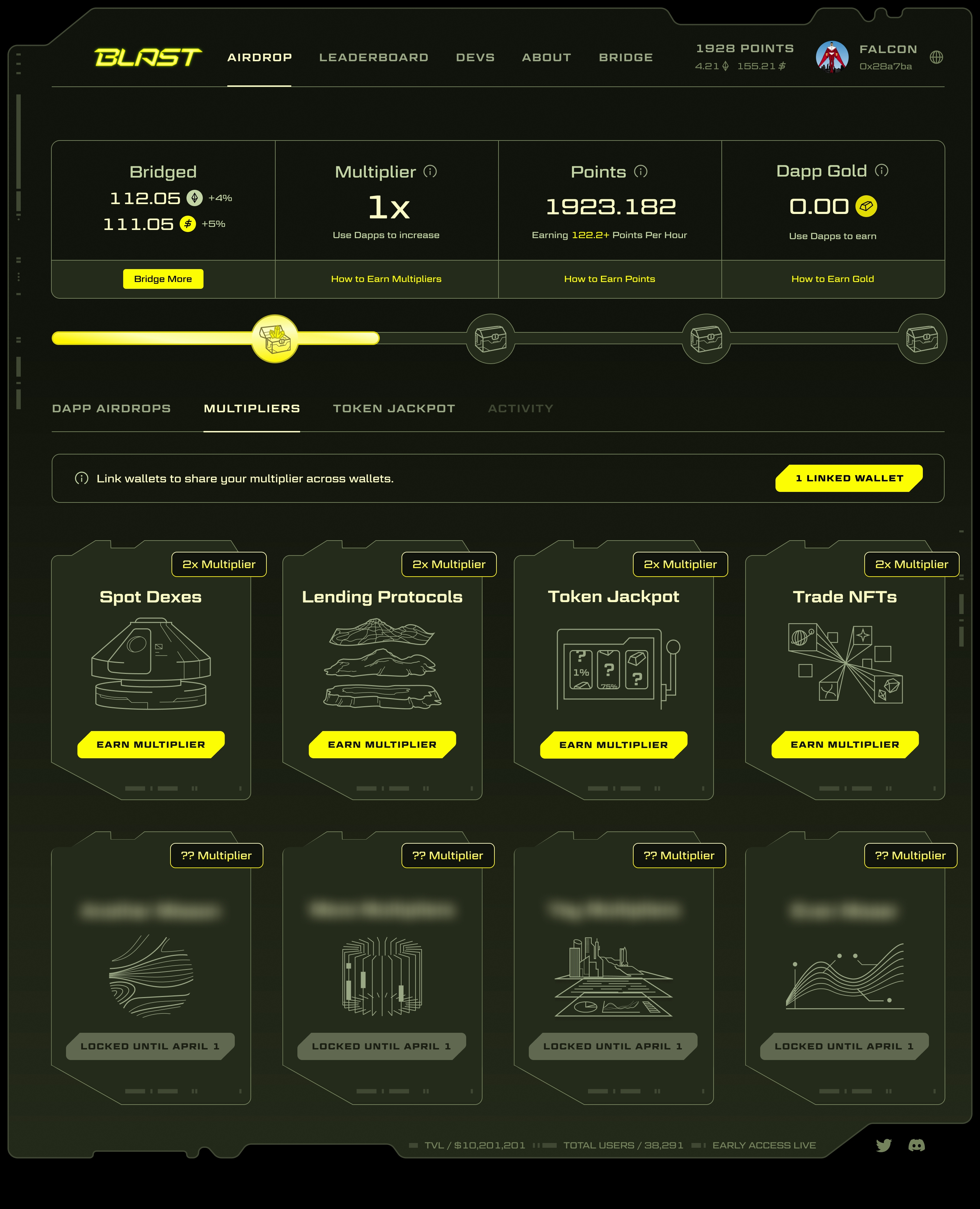 Blast dapp directory