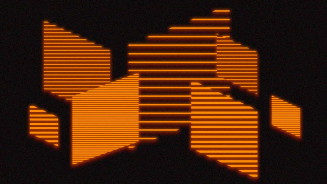 Blur brand object — orange panes
