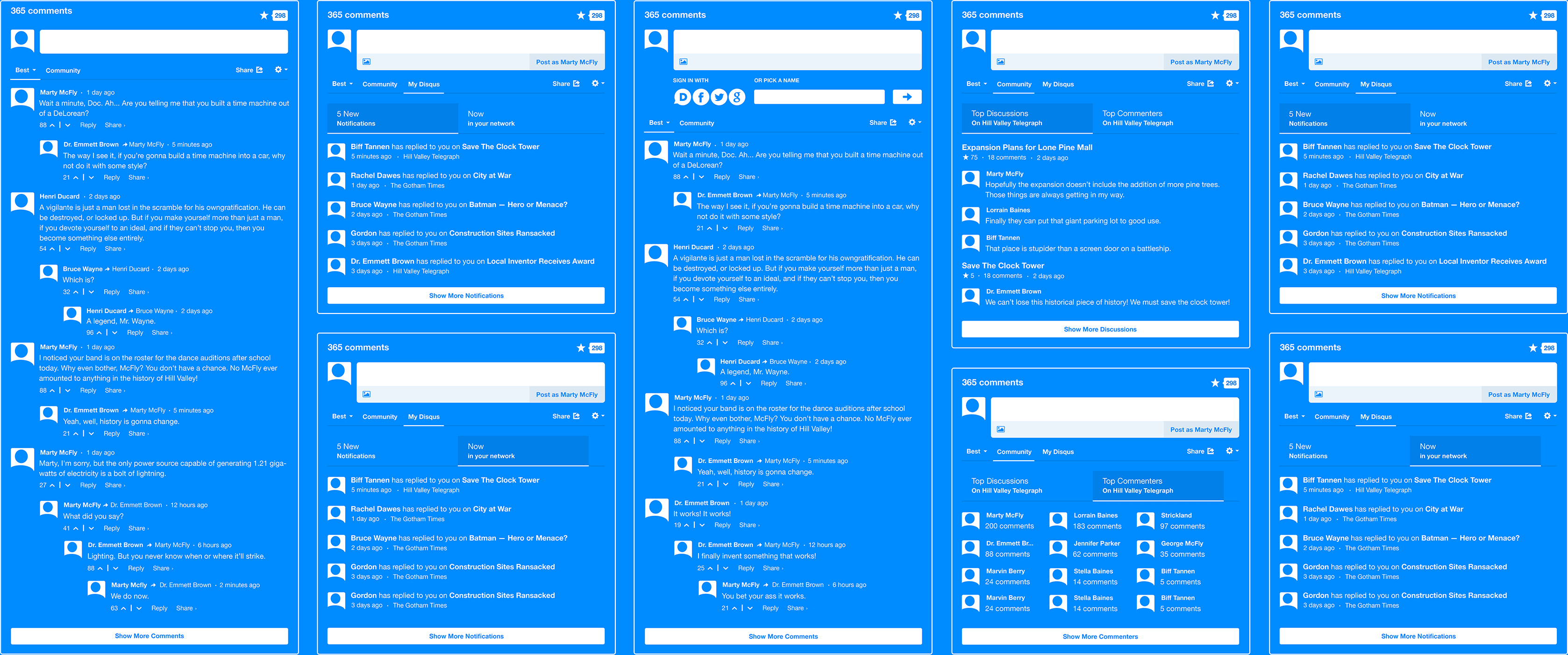 Disqus Wireframing