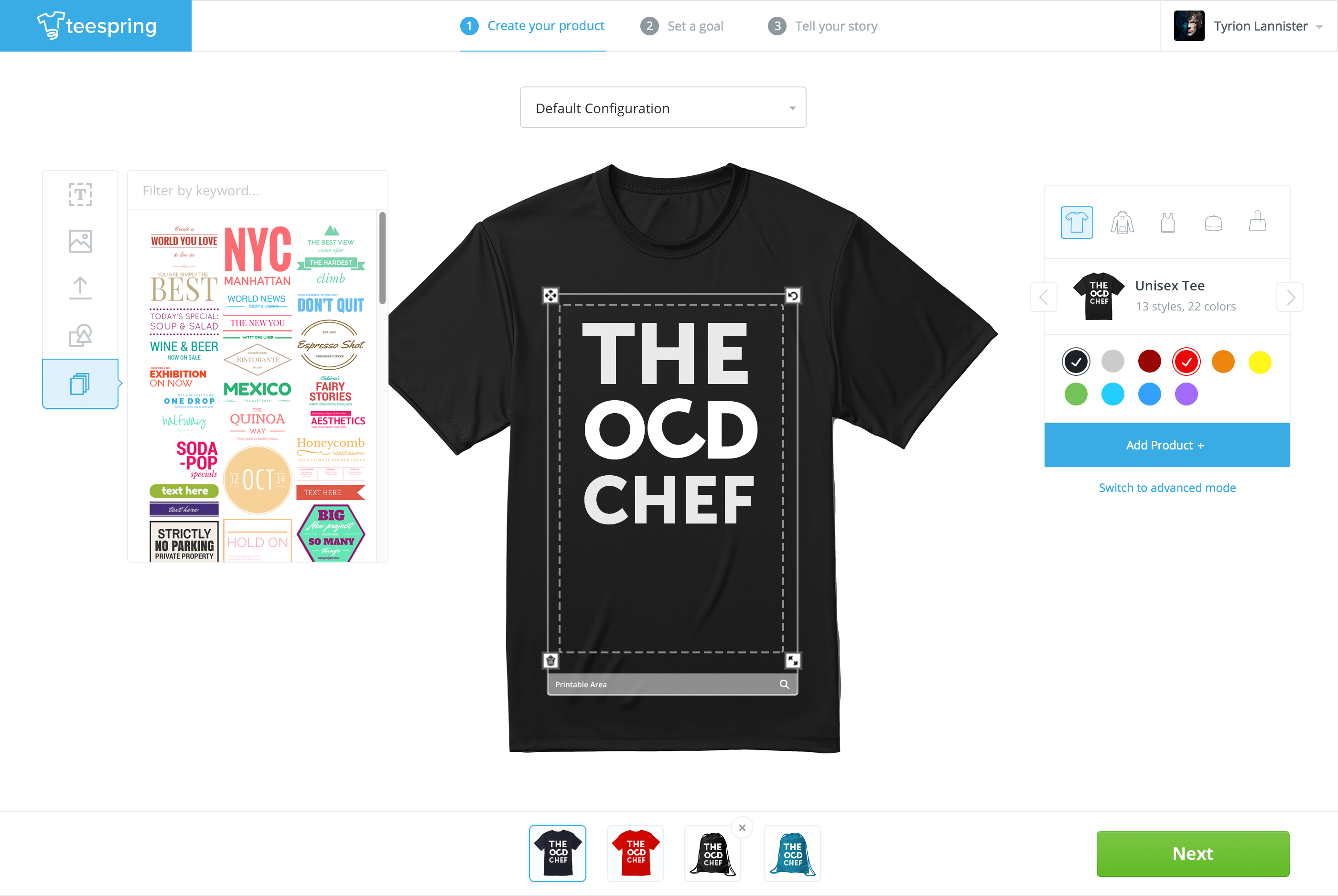 Teespring designer redesign