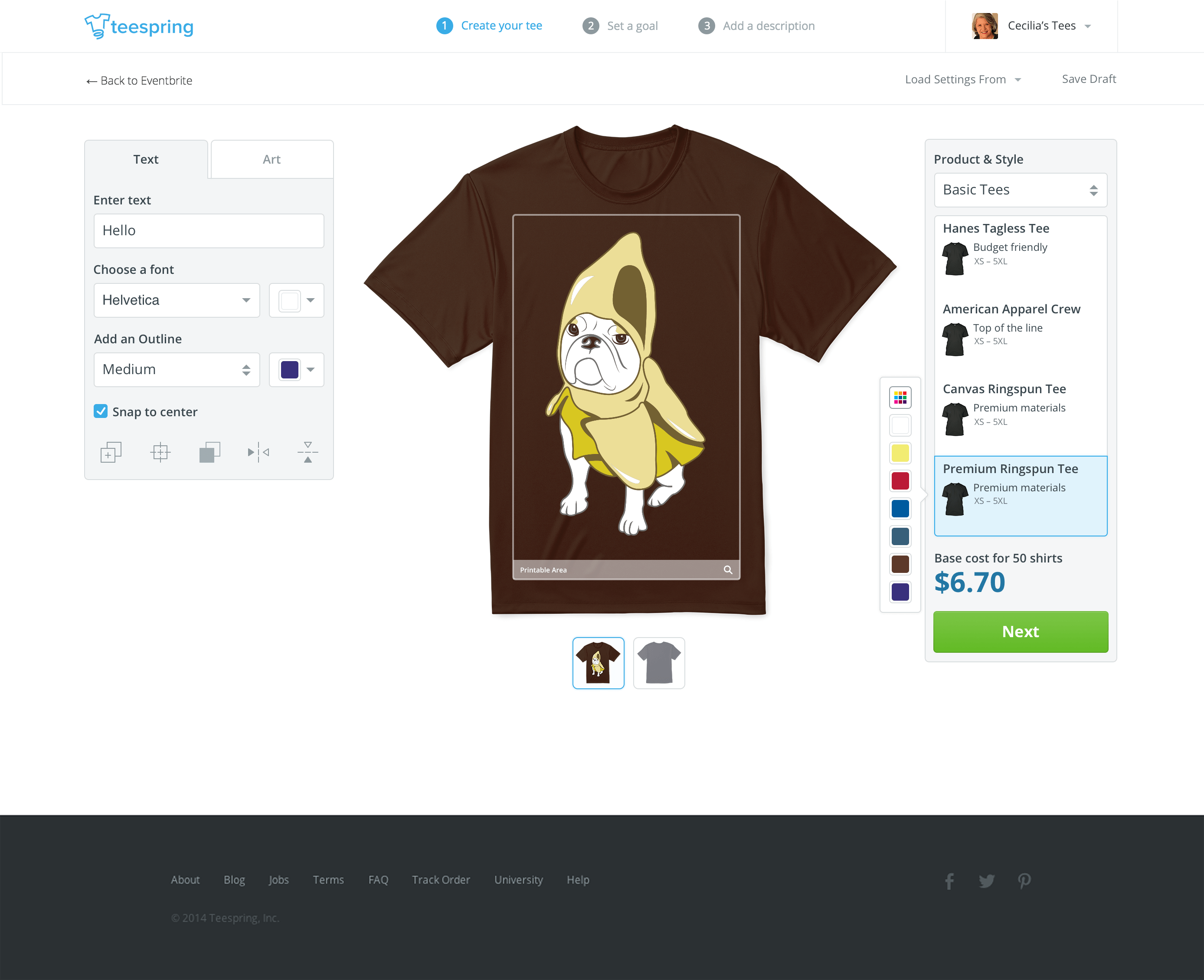 Teespring designer v1