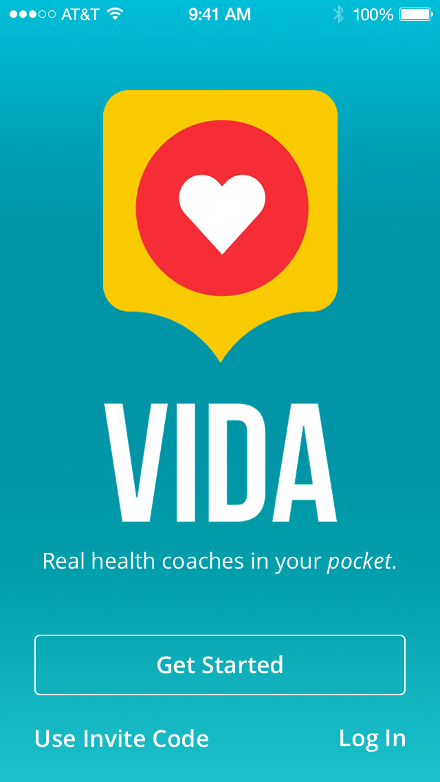 Vida onboarding splash screen