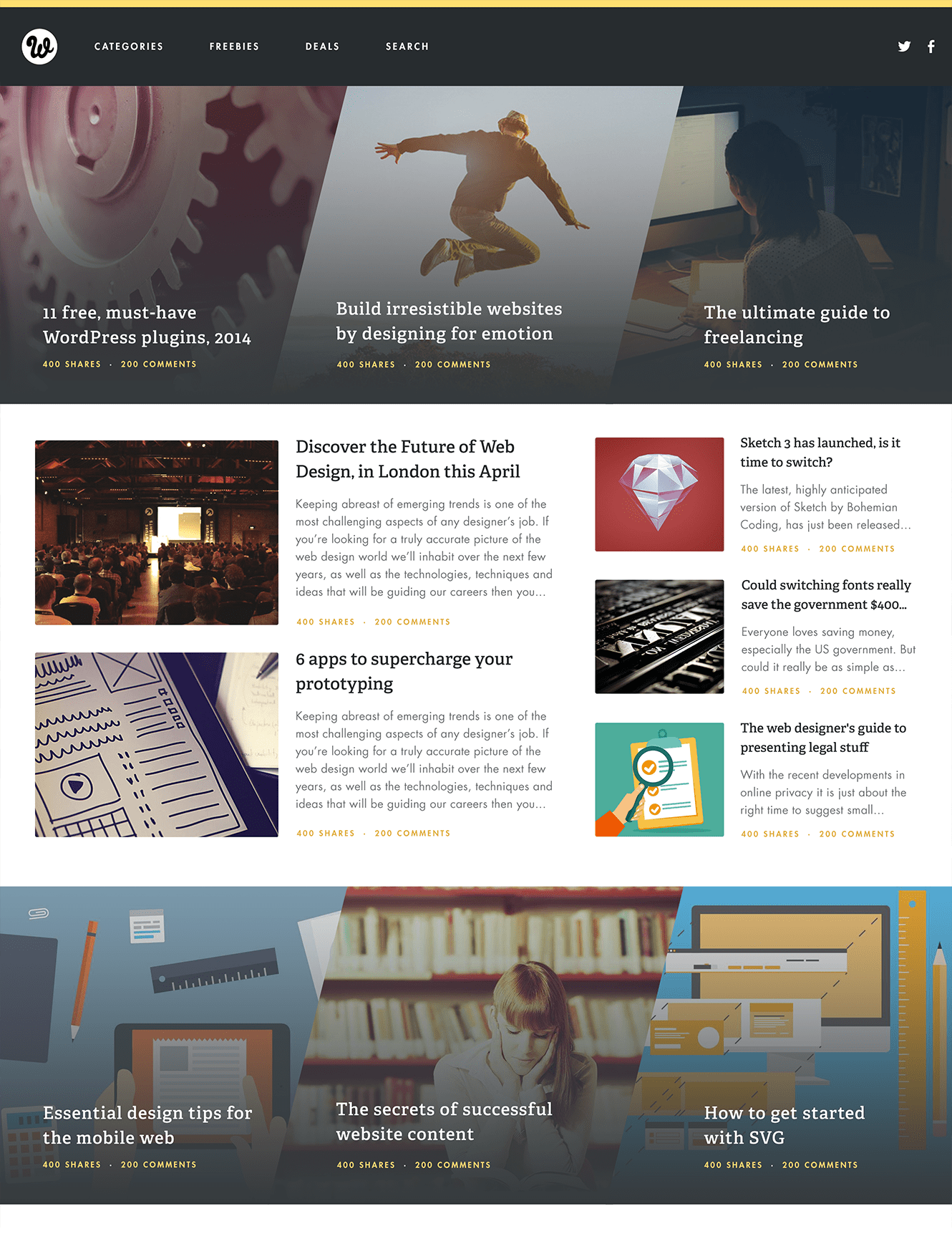 Webdesigner Depot Redesign